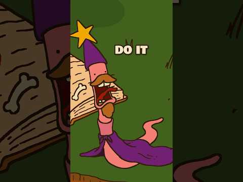 Nigel and Marmalade help a worm wizard