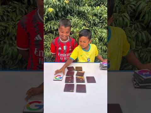 3 years old vs 4 years old memory matching challenge. #funny #shorts #funwithbrotherz