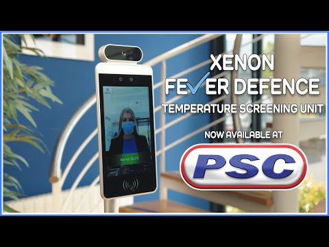 xenon fever defense temperature screening unit video