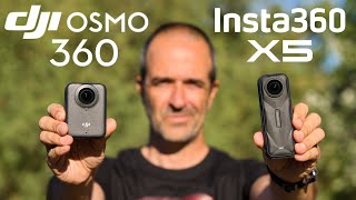 DJI OSMO 360 - ¿Es MEJOR que la INSTA360 X5? | COMPARATIVA A FONDO y REVIEW