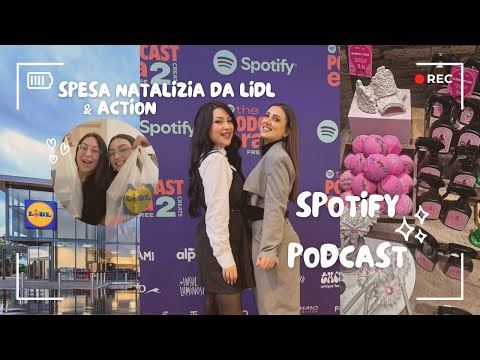 SPESA DA LIDL, ACTION & TEDI 🛒  e BLA BLA BLUSH all'evento SPOTIFY 😍 weekly vlogmas