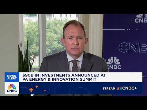 YouTube video thumbnail: $90 Billion in Investments Announced at the Pennsylvania Energy and Innovation Summit