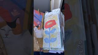 Junk Journaling während der Reha ☺️ Bollenhut Art ❤️ #papercrafting #junkjournal #junkjournaling