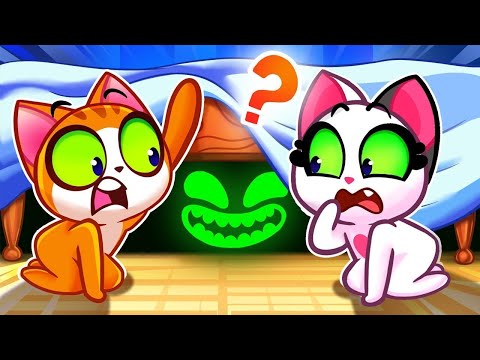 Monsters in the Dark 👻 Baby, Don't Be Afraid 🙀 Purrfect Kids Songs 🎵