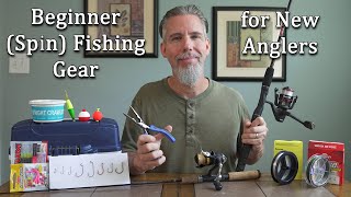 Beginner (Spin) Fishing Gear for New Anglers | ASMR