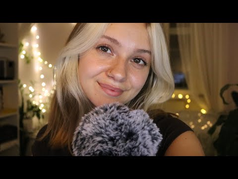 ASMR Whispering to YOU about My Life & Your Questions✨ | Close Up, Mic brushing
