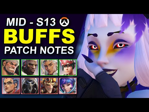 Doomfist, Kiriko BUFFS + Hero Changes! - New Balance Patch for Mid Season