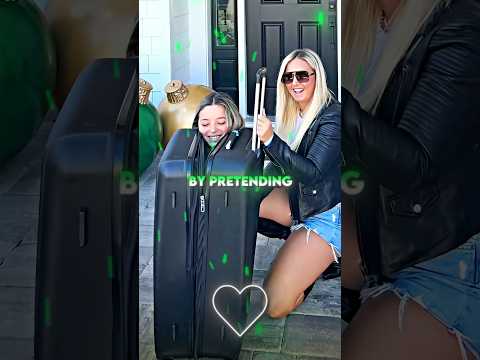 Mom Gets Daughter Stuck In Suitcase (@chastitynolan)