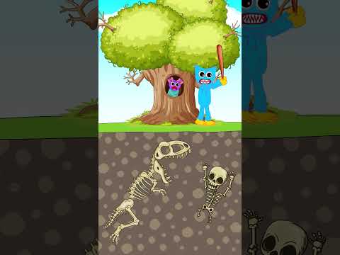Huggy Wuggy saves Kissy Missy from the spider-like Skibidi Toilet | Funny Animation ๐คฃ #shorts