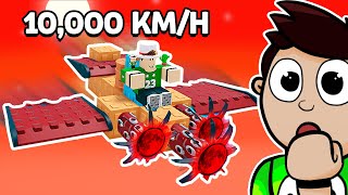 CONSTRUYO el AVION MAS RAPIDO de la LUNA DE SANGRE en BUILD A PLANE! (Roblox Construir un avión)