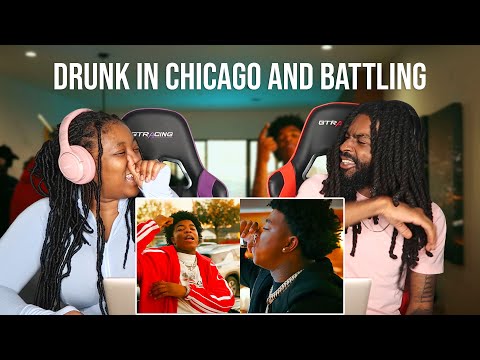 2 in 1 🔥 Yungeen Ace - Drunk In Chicago & Battling Ft. Lil Poppa (Official Music Video) | REACTION