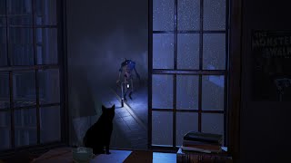 Something's Sus in the Neighborhood | ASMR Ambience (calming rain pitter-patter)