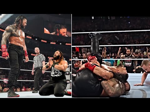 Roman Reigns Vs. Solo Sikoa (WWE RAW on Netflix)! Roman Reigns Becomes Tribal Chief of New Bloodline