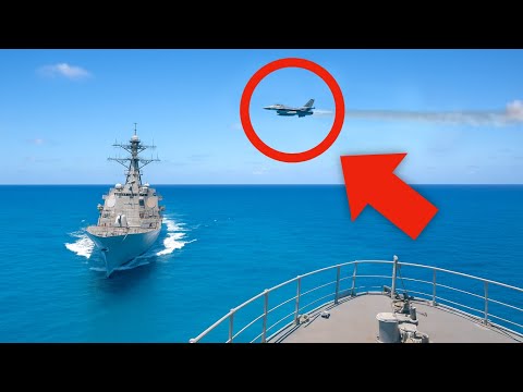Venezuelan F-16s CHALLENGE U.S. Navy Warship in the Caribbean