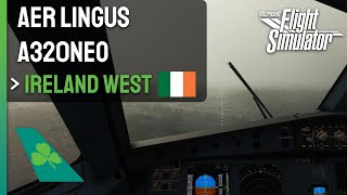 Zero Visibility Foggy ILS Landing - A320neo Knock Ireland West EIKN - Microsoft Flight Simulator