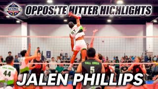 45" VERTICAL JUMP Volleyball Spikes | Jalen Phillips (USAV 2025)