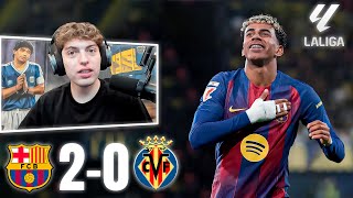 DAVOO XENEIZE REACCIONA FC BARCELONA 2 - 0 VILLAREAL | LALIGA 2025/2026