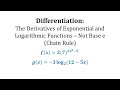 Logarithmic and Exponential Derivatives