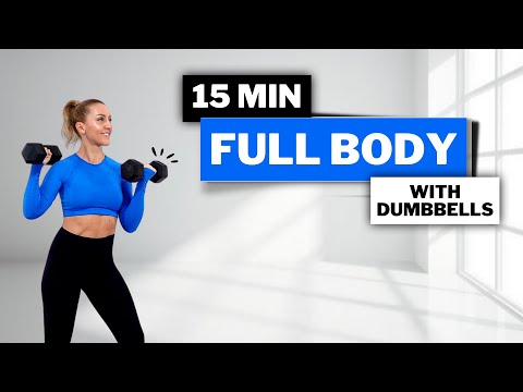 🔥15-Min Full Body STRENGTH Workout🔥Dumbbells Only | No Jumping🔥FULL BODY COMPOUND MOVES🔥