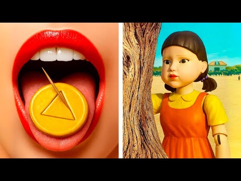 👑¡Nerd vs Popular en el Juego del Calamar! ¿Quién sobrevivirá al desafío?🤣