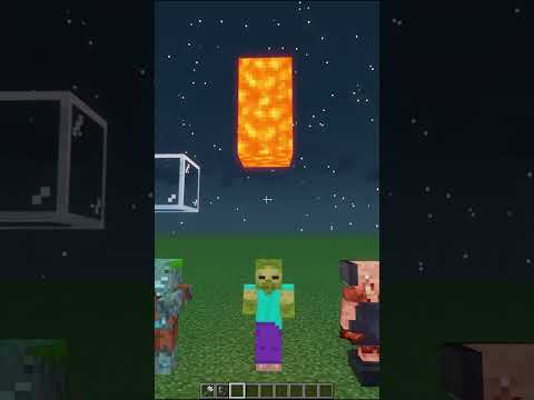 ซอมบี้ตัวไหนจะรอด? 😱 | Minecraft #Shorts