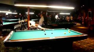 Joe Rogan playing pool