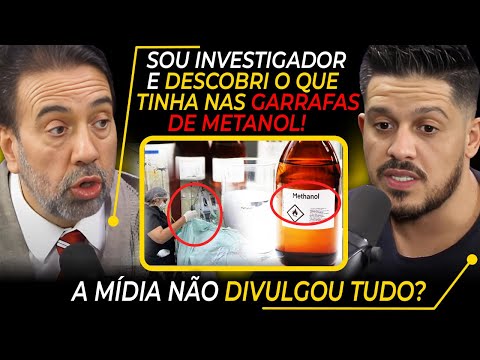 URGENTE: GARRAFAS COM METANOL! INVESTIGADOR EXPLANA A VERDADE! Com JORGE LORDELLO NA CENA DO CRIME!