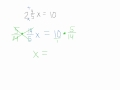 Cross-Canceling and Fraction Operations