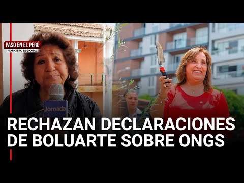 Rechazan declaraciones de Dina Boluarte sobre irregularidades en fondos de ONGs | Pasó en el Perú