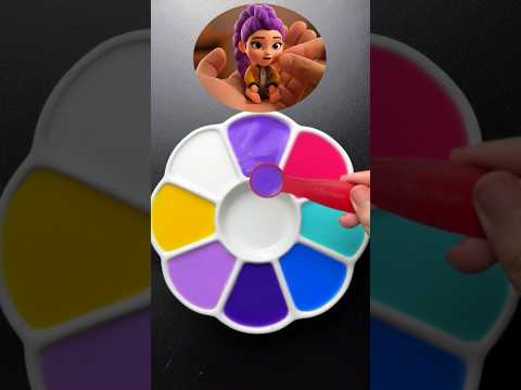 Kpop Demon Hunters Color Mixing (Part 88) #kpopdemonshunters #colormixing #satisfying #huntrix