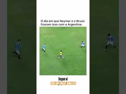 Neymar Jr e Bruxo. Jogo Brasil e Argentina. Melhores momentos ❤️