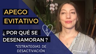 "Ya no siento lo mismo" - Apego evitativo - cuando se activan las estrategias de desactivación