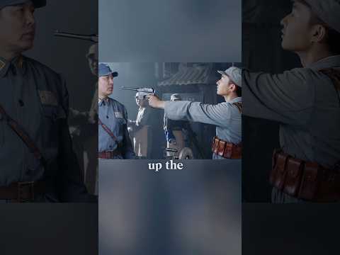 The new recruit actually dared to point a gun at his superior's head