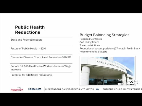 County Public Health proposing service cuts, public hearing on July 29