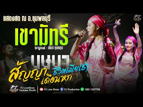 เขามัทรี + บุษบา + สัญญาเดือนหก + ชีวิตเมียเช่า + แนะนำโต | น้ำแข็ง ทิพวรรณ แสดงสด ณ อ.ชุมพลบุรี