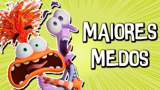 OS MAIORES MEDOS DOS PERSONAGENS DE DIVERTIDAMENTE 2