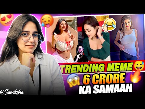 Dank Indian Memes Reaction🤣| Trending Memes | Indian Memes Compilation | Antim Page |Samiksha Sengar