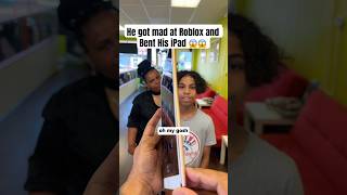 Deep Cleaning and Fixing 10 Year Old’s Bent iPad😱 #shorts #moneytalkswireless #ipad #deepcleaning