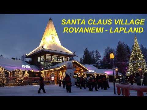 Christmas-time in Santa Claus Village 🦌🎅🎄 Rovaniemi Lapland Finland Arctic Circle