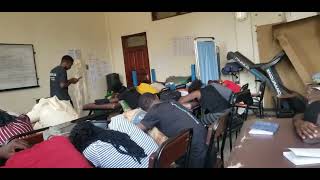You won't believe what happened in physiotherapy class2 during sleep lecture@MUST.