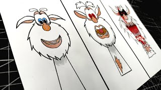 Dibujo All Phases in New Incredibox Sprunki OC of Booba: From Phase 1 to Phase 3