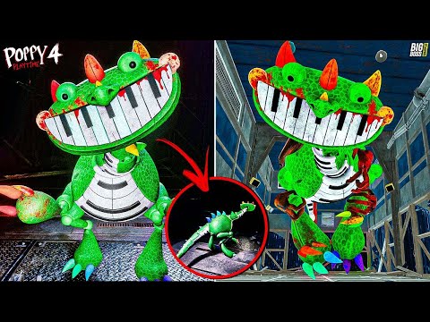 O que aconteceu com PIANOSAURUS em POPPY PLAYTIME CAPÍTULO 4? Segredos de Yarnaby e Doey!