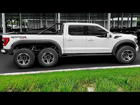 2025 Ford F-150 Raptor 6X6 - Wild Large Brutal Truck