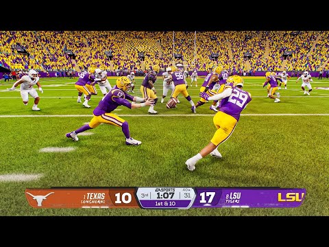 College Football 26 Full Gameplay - LSU vs Texas