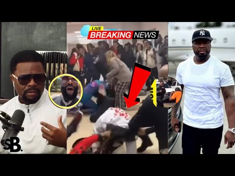 50 Cent Pulled Up To J Prince Condo w/ 13 Harlem Crips Lil Meech Pay Security Knockout Rick Ross