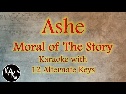 Moral of the Story Karaoke – Ashe Instrumental Original Lower Higher Male Key