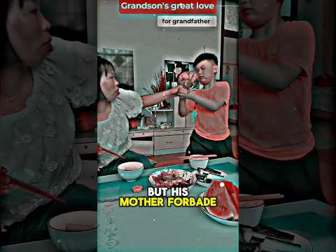 Grandsons great love for grandfather 😱#voice_reaction #in_english #usa #america