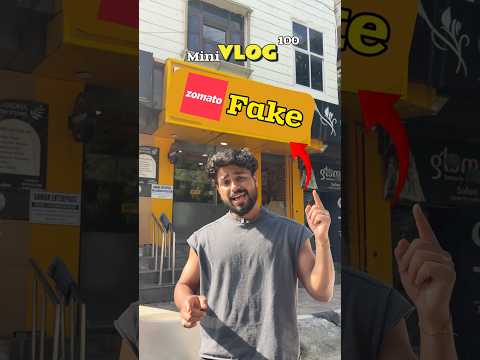 Fake Zomato 😱 !! #foodchallenge #foodie