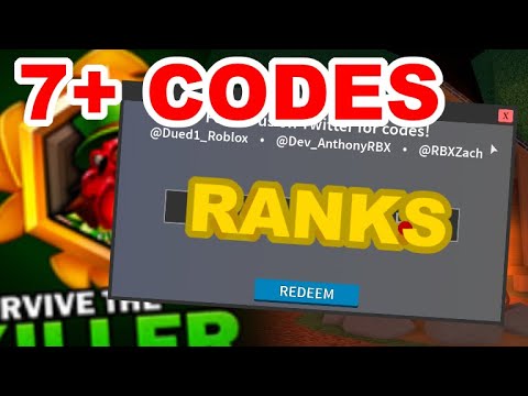 New Codes For Survive The Killer 07 2021 - code roblox survive the killer