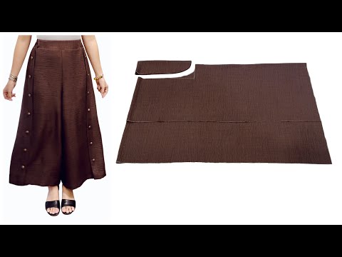 ⭐️easy way to sew beautiful palazzo pants